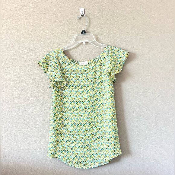 Loft Floral Print Blouse - Picture 1 of 7